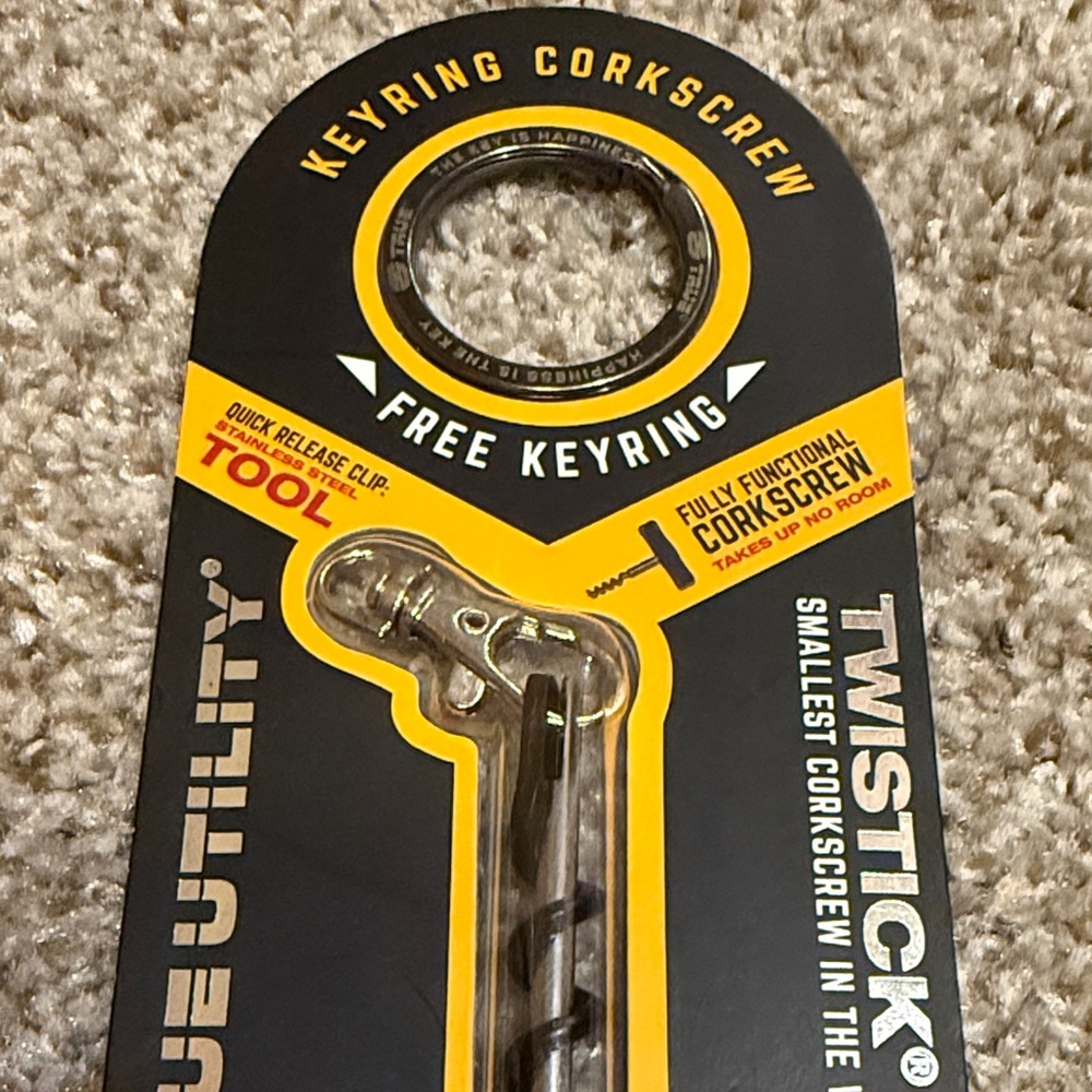 Silver Keyring Corkscrew - Picture 5 of 11